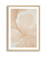 Beige Hibiscus No I | Art Print