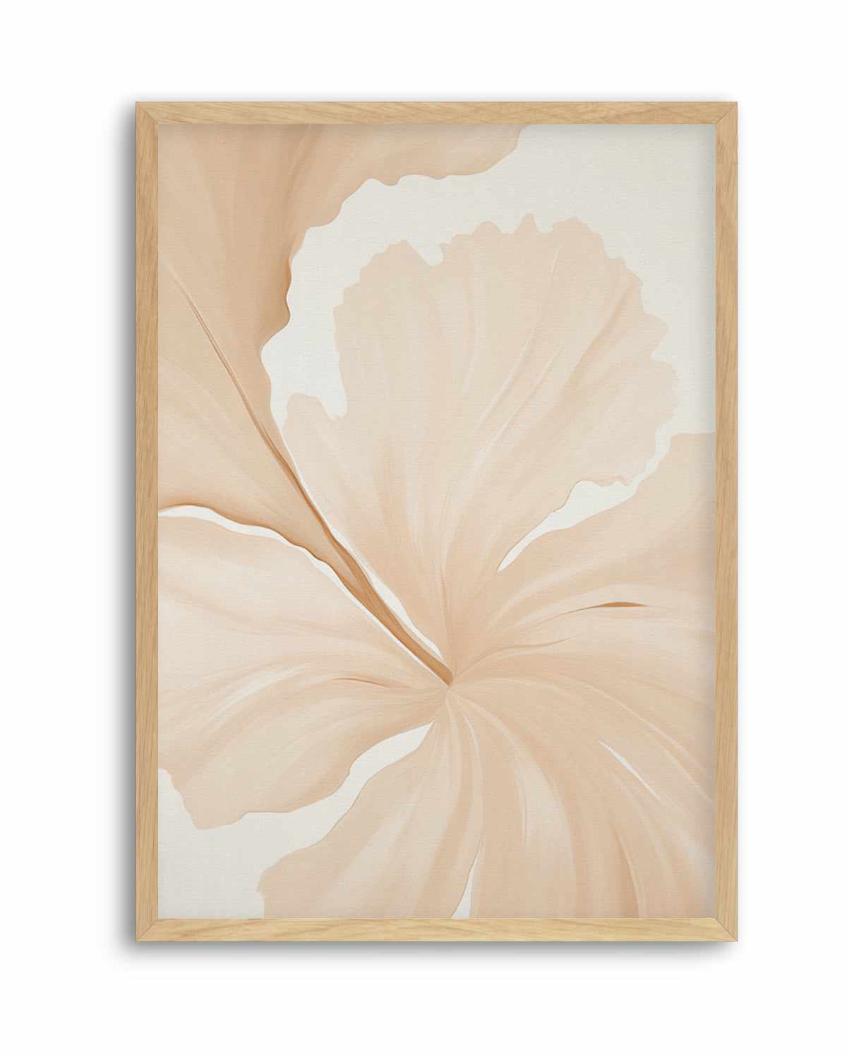 Beige Hibiscus No I | Art Print