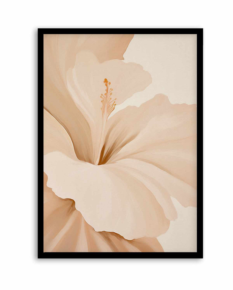 Beige Hibiscus No II | Art Print