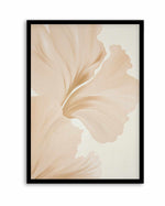 Beige Hibiscus No III | Art Print