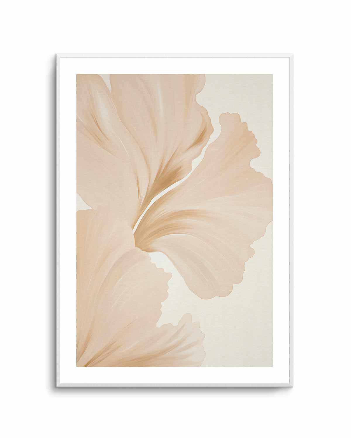 Beige Hibiscus No III | Art Print