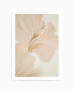 Beige Hibiscus No III | Art Print