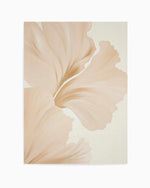 Beige Hibiscus No III | Art Print