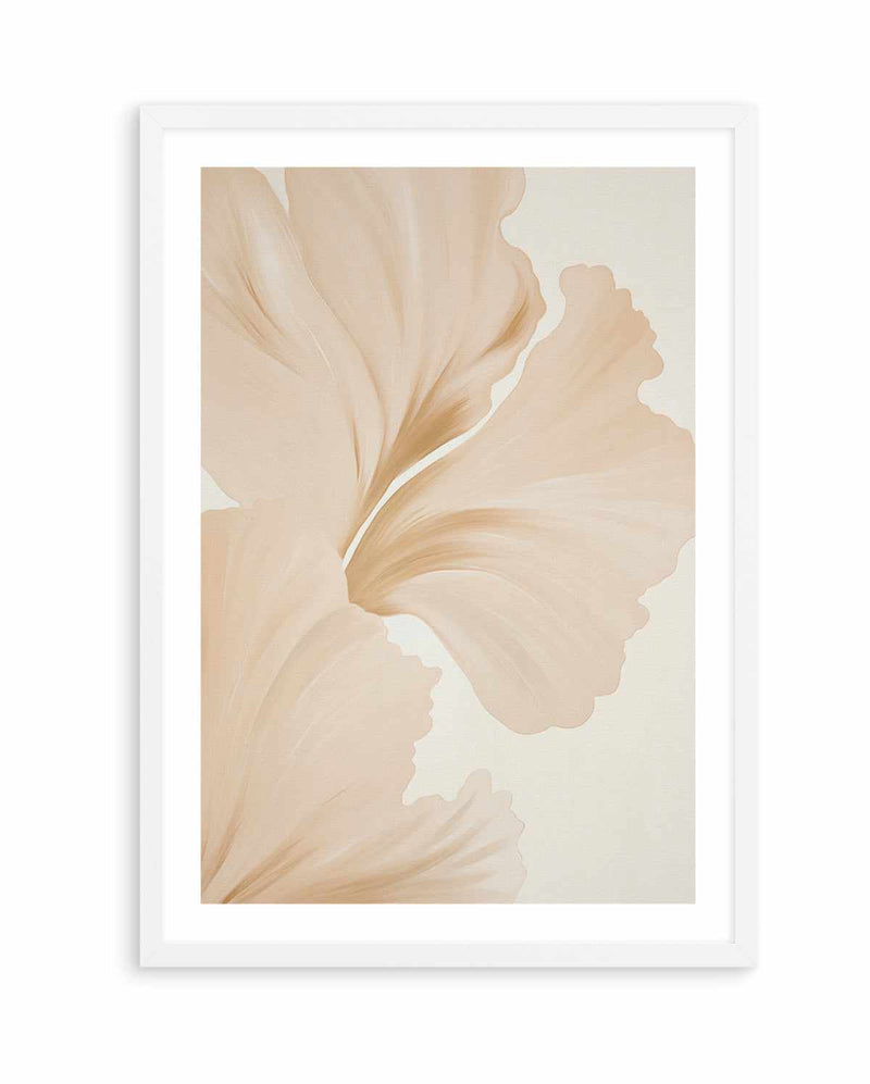 Beige Hibiscus No III | Art Print