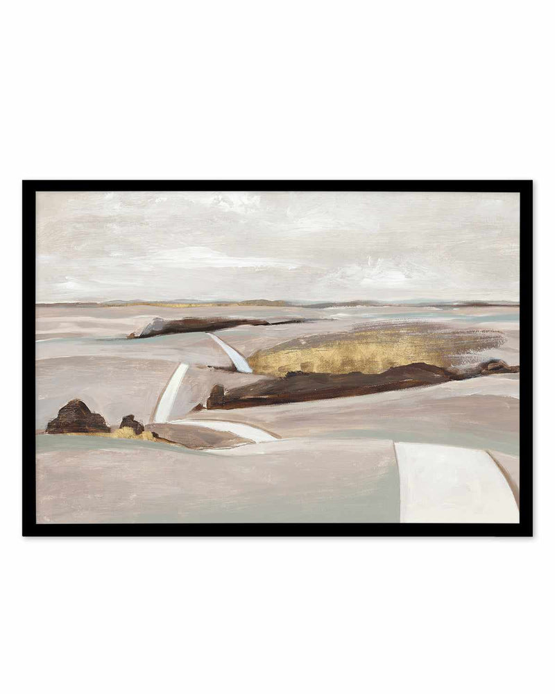 Beige Horizons Art Print