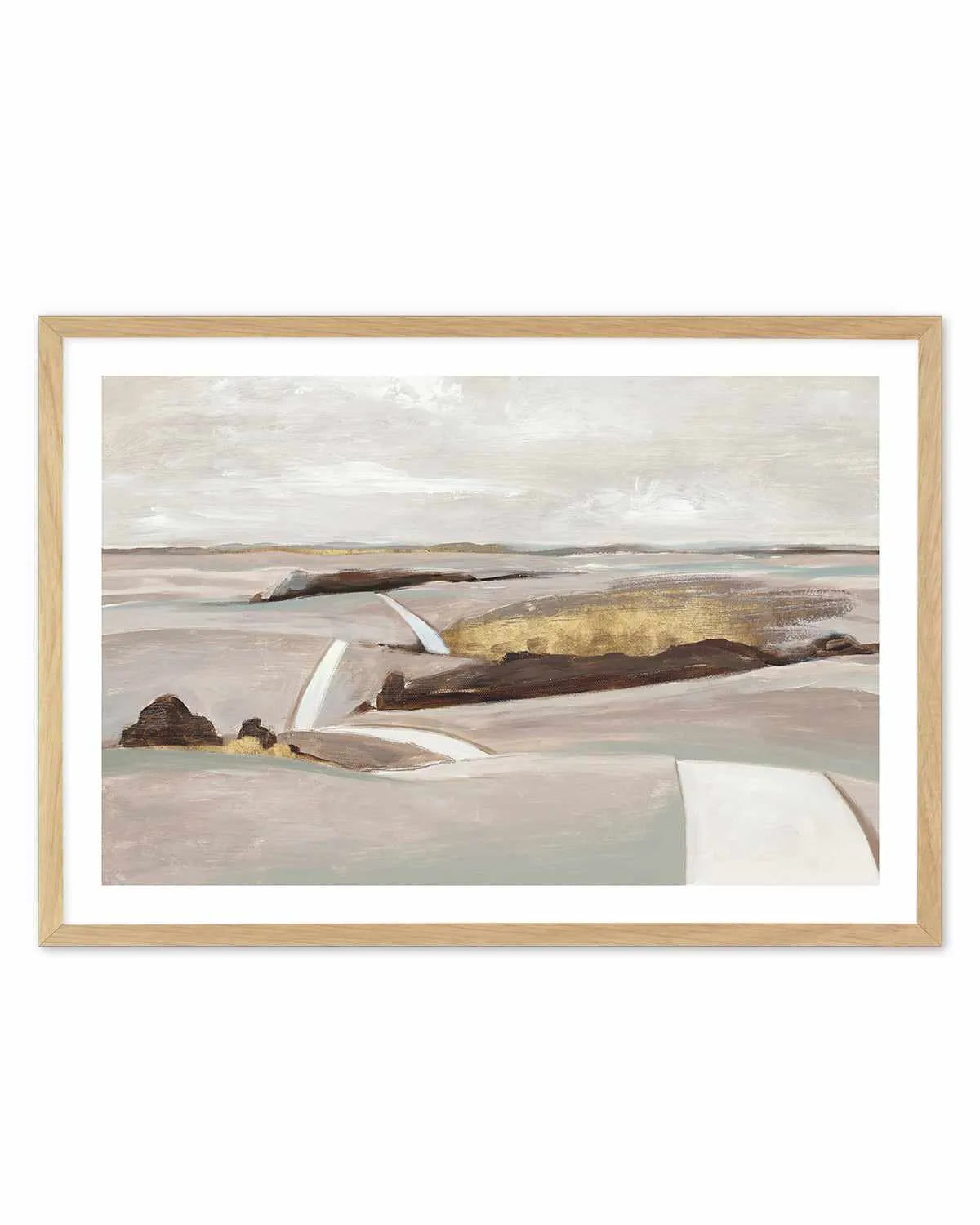 Beige Horizons Art Print from Olive et Oriel where you can shop wallpaper and artworks online