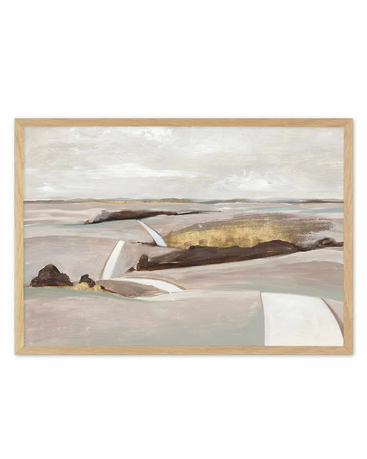 Beige Horizons Art Print from Olive et Oriel where you can shop wallpaper and artworks online