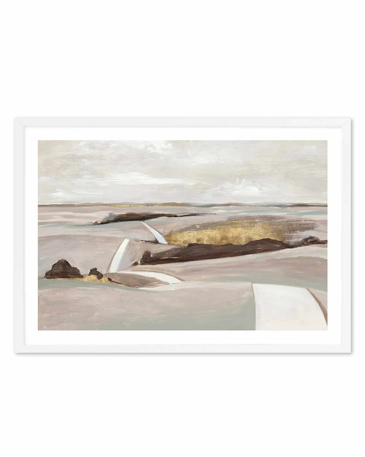 Beige Horizons Art Print from Olive et Oriel where you can shop wallpaper and artworks online