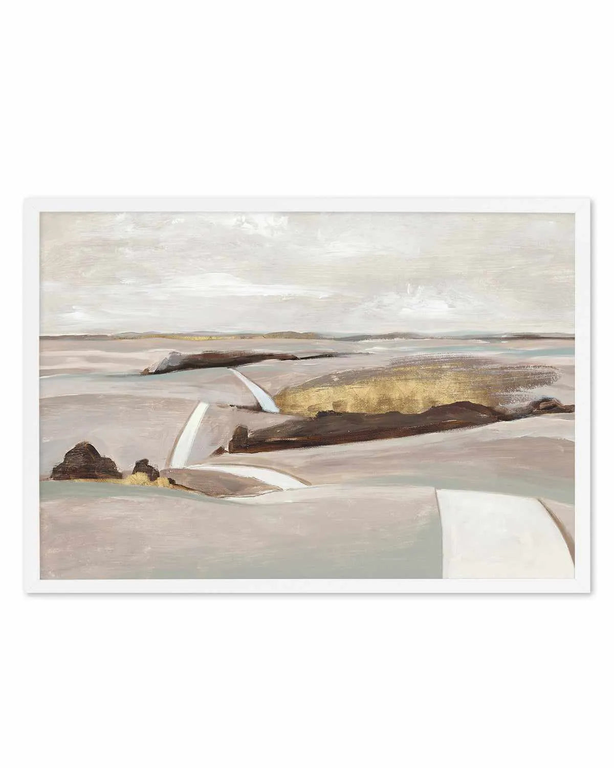 Beige Horizons Art Print from Olive et Oriel where you can shop wallpaper and artworks online