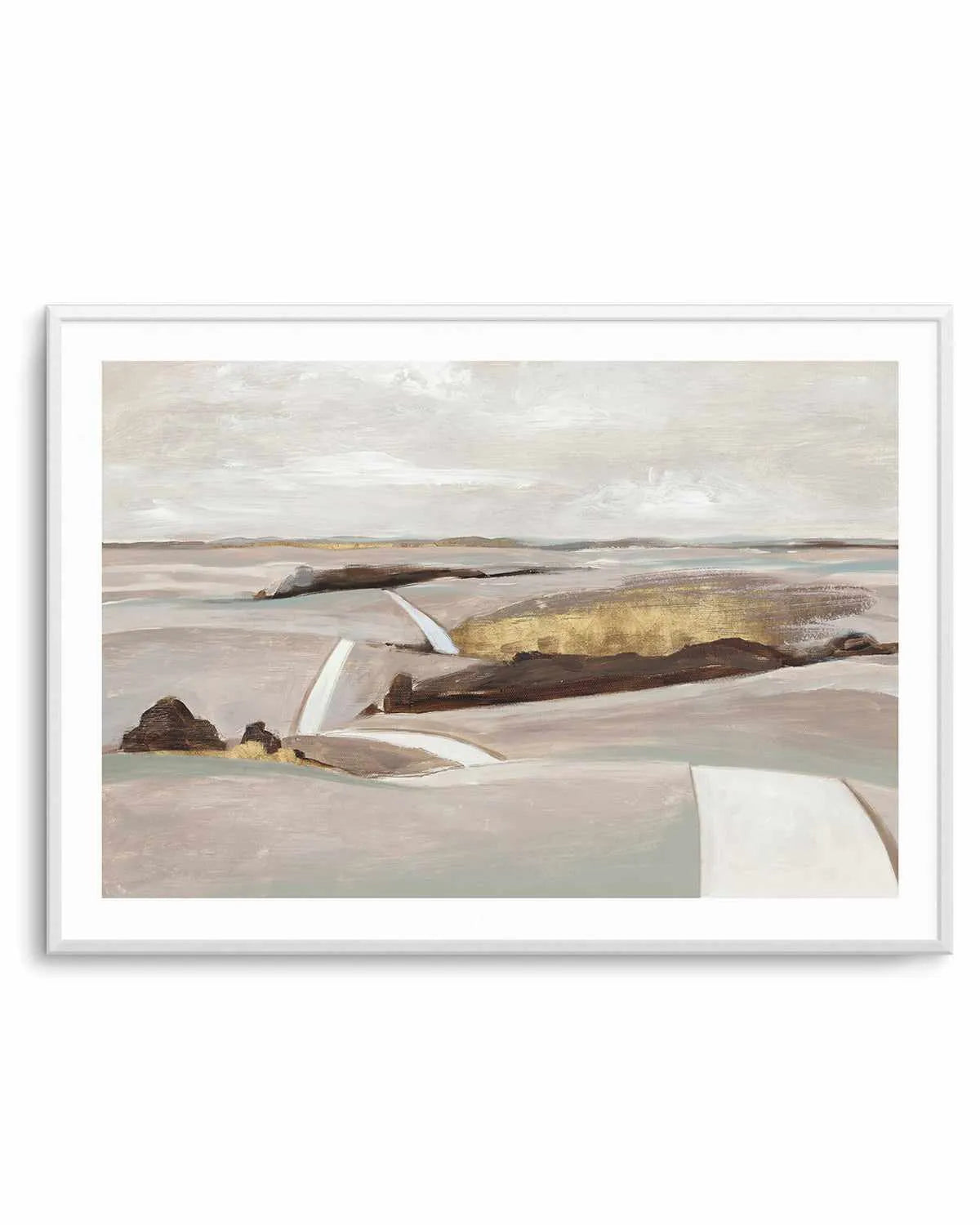 Beige Horizons Art Print from Olive et Oriel where you can shop wallpaper and artworks online