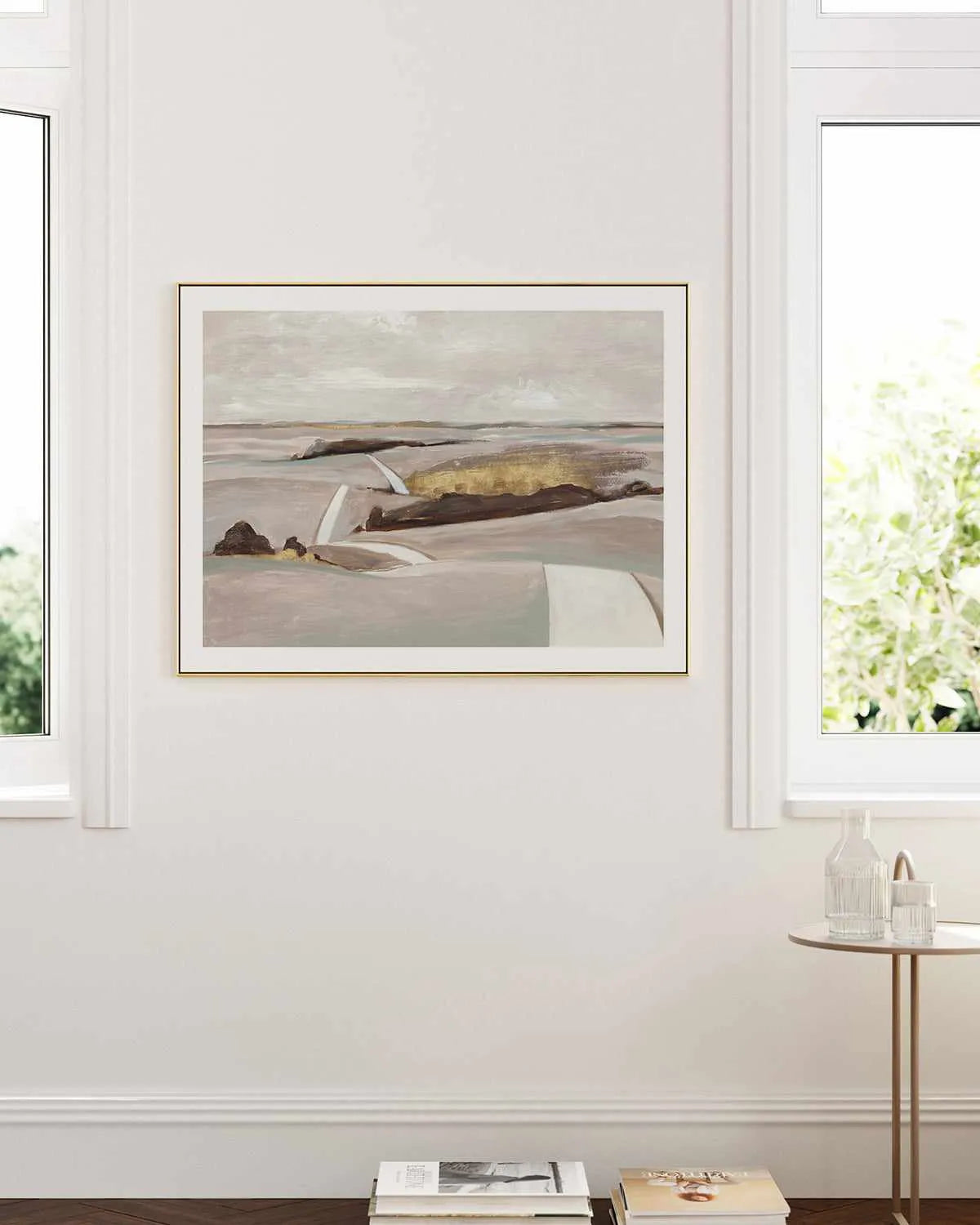 Beige Horizons Art Print from Olive et Oriel where you can shop wallpaper and artworks online