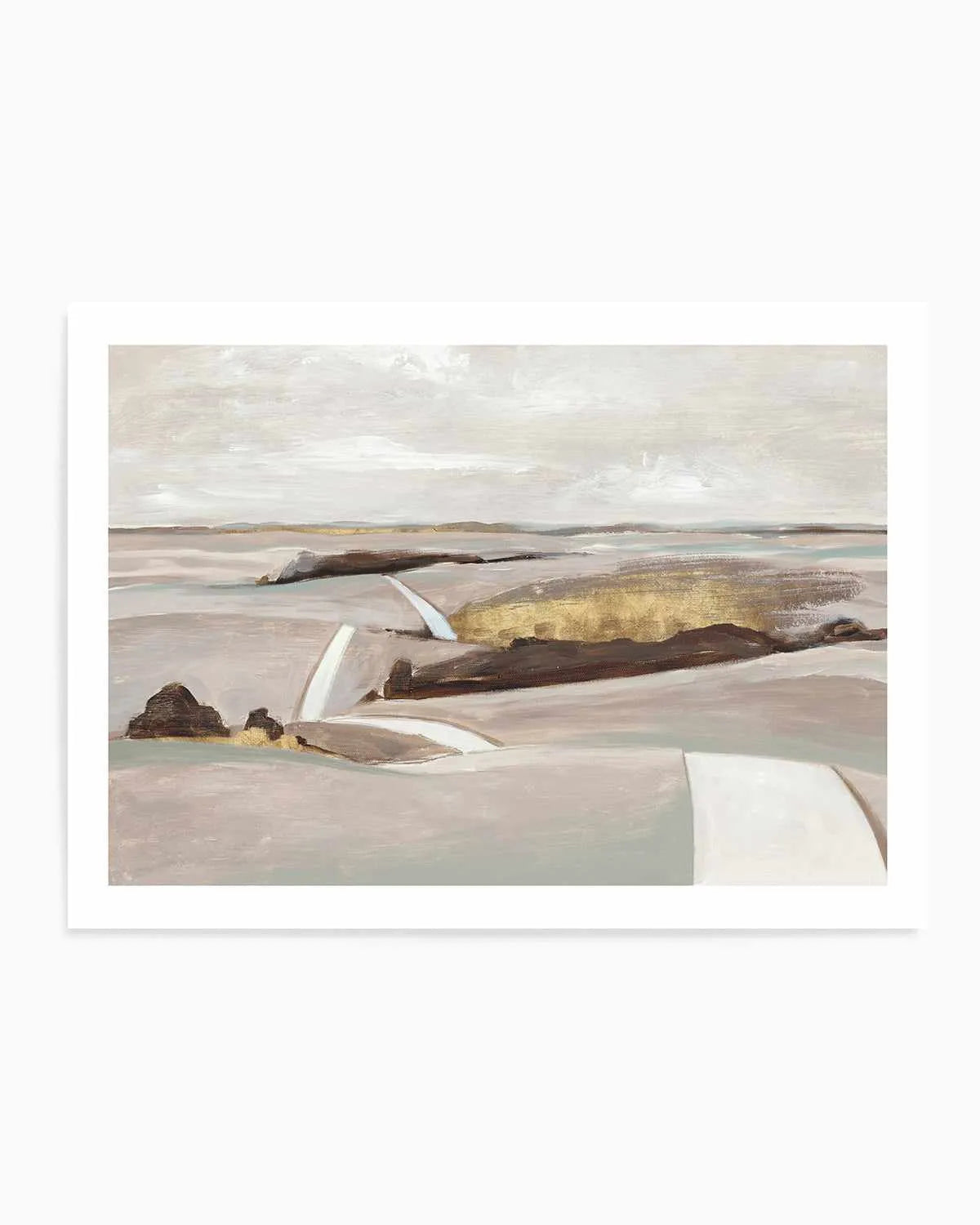 Beige Horizons Art Print from Olive et Oriel where you can shop wallpaper and artworks online