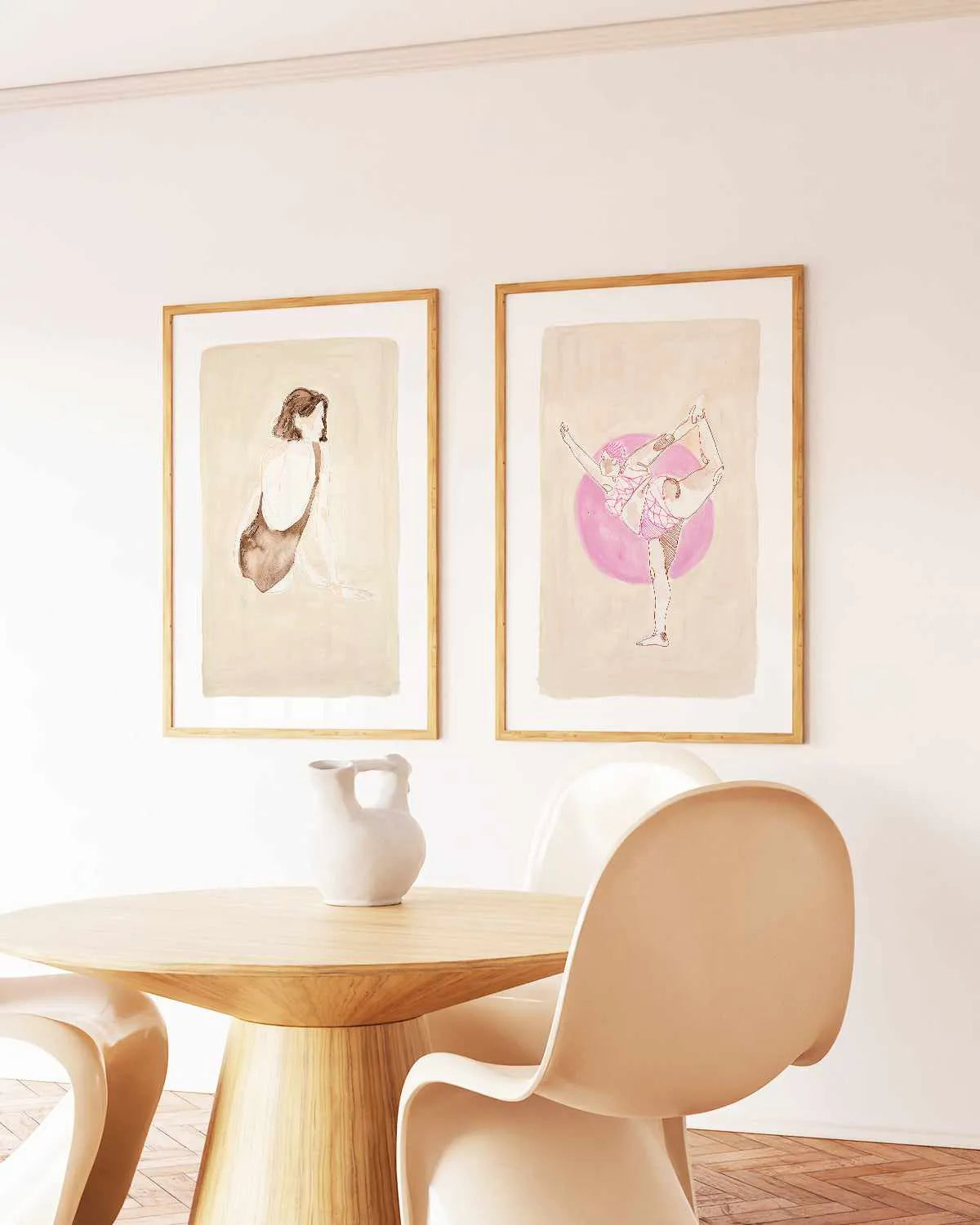 Beige Wahine I by Maku Fenaroli | Art Print from Olive et Oriel where you can shop wallpaper and artworks online