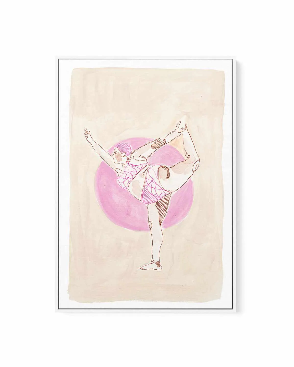 Beige Wahine II by Maku Fenaroli | Framed Canvas Art Print from Olive et Oriel where you can shop wallpaper and artworks online