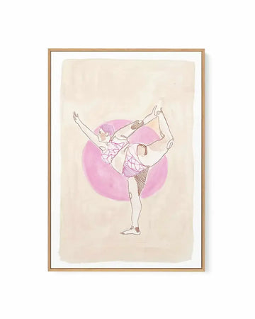 Beige Wahine II by Maku Fenaroli | Framed Canvas Art Print from Olive et Oriel where you can shop wallpaper and artworks online
