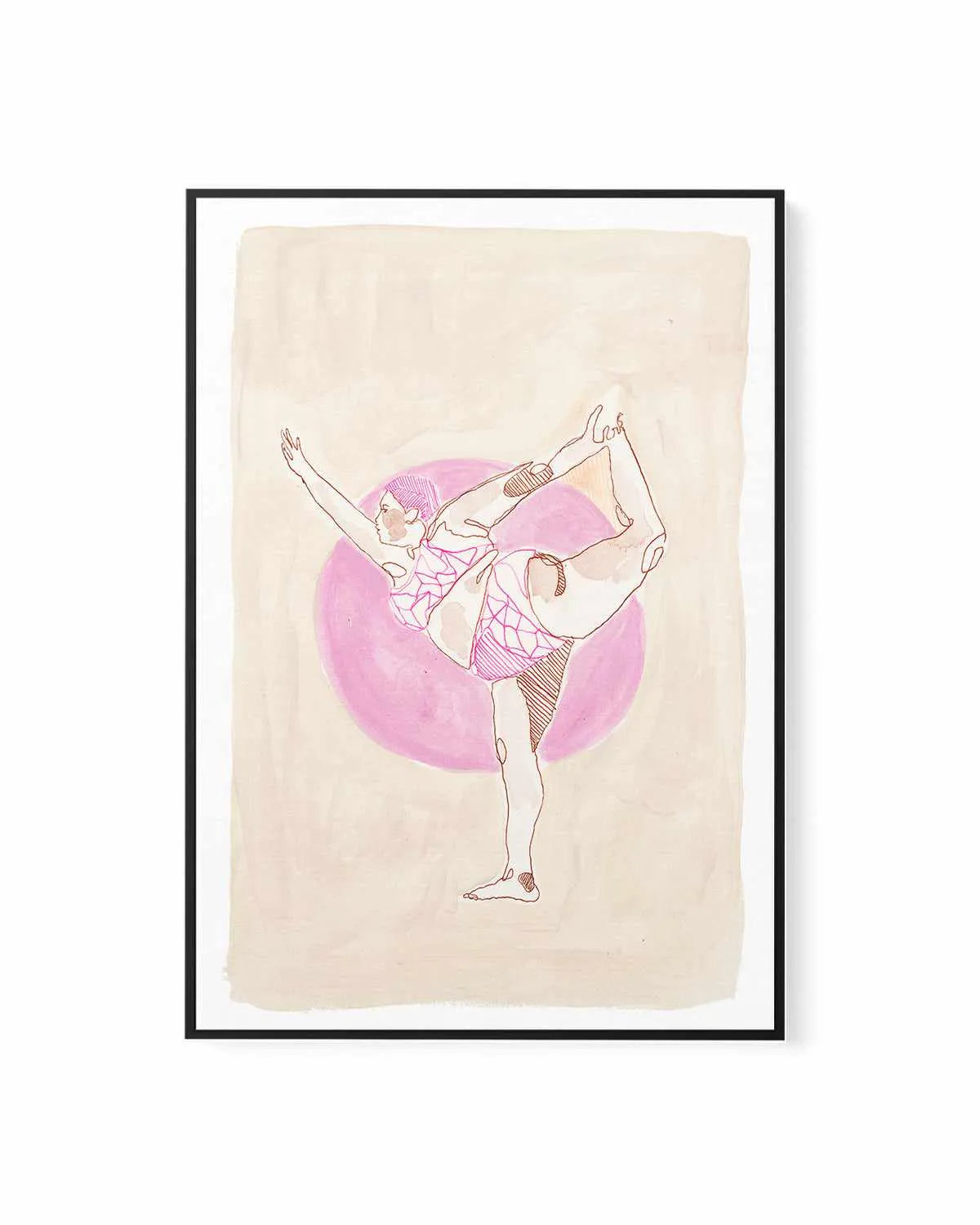 Beige Wahine II by Maku Fenaroli | Framed Canvas Art Print from Olive et Oriel where you can shop wallpaper and artworks online