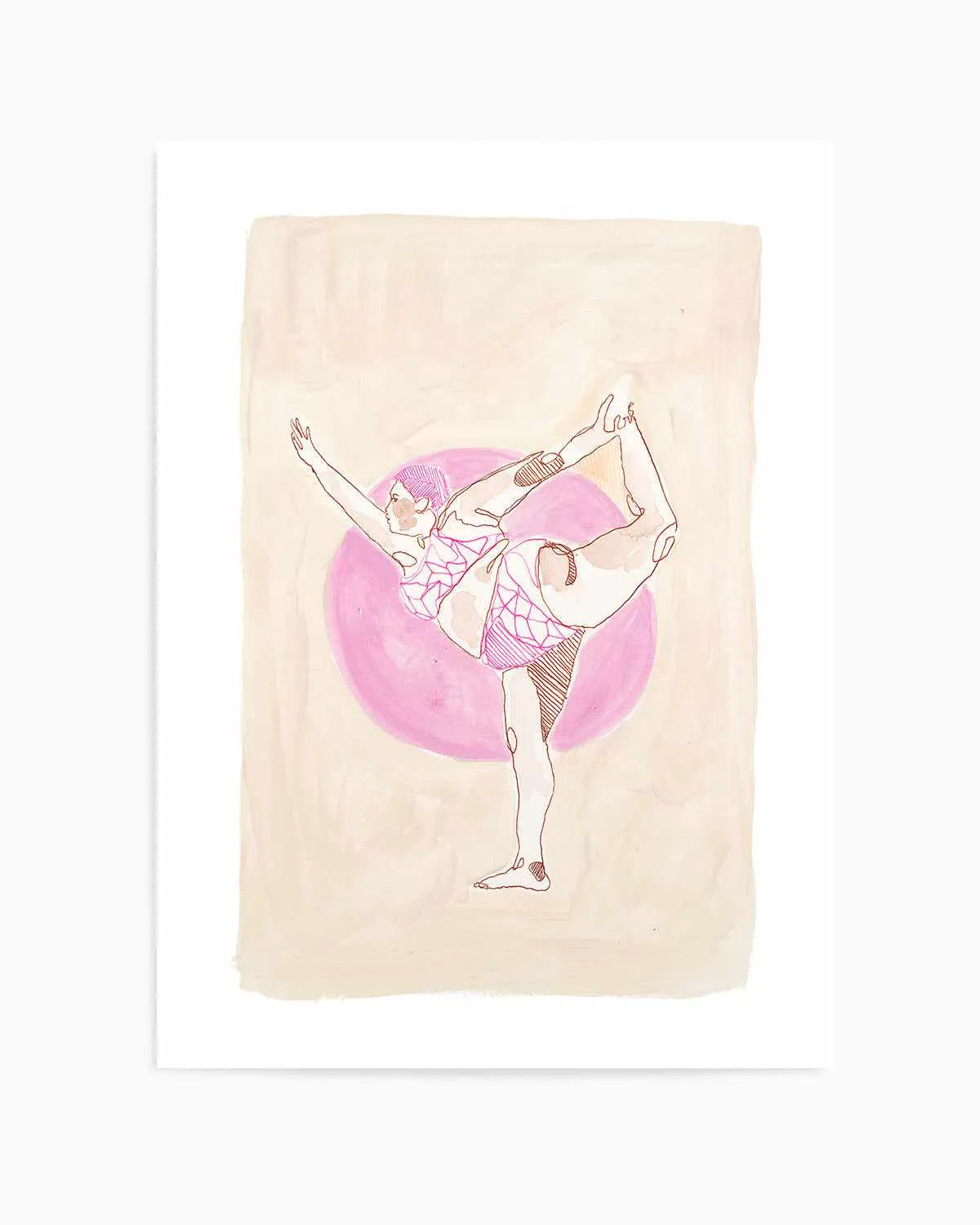 Beige Wahine II by Maku Fenaroli | Art Print from Olive et Oriel where you can shop wallpaper and artworks online
