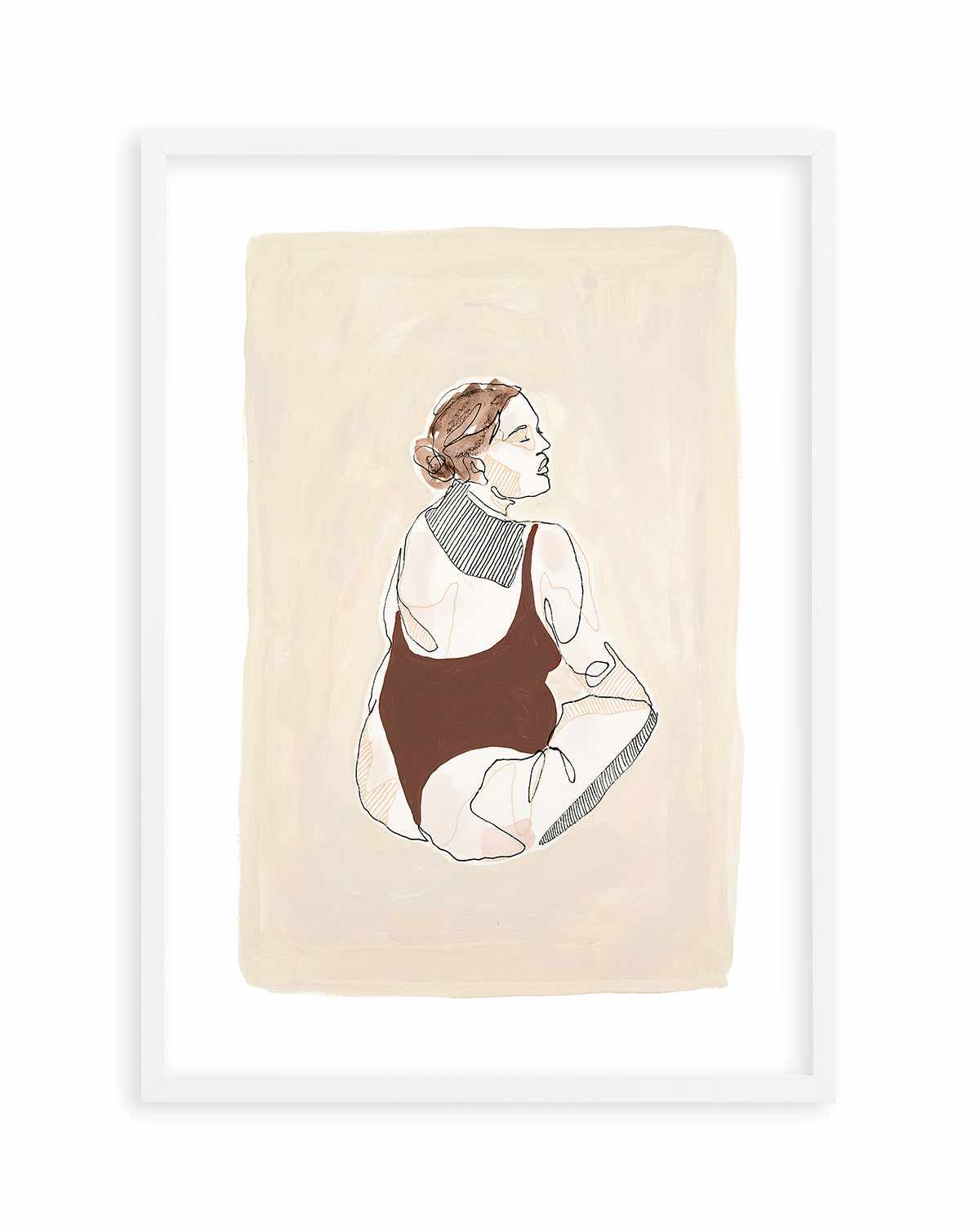 Beige Wahine V by Maku Fenaroli | Art Print