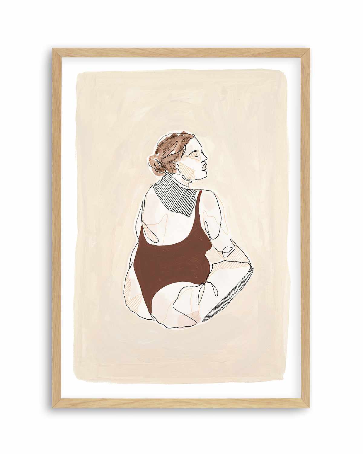 Beige Wahine V by Maku Fenaroli | Art Print