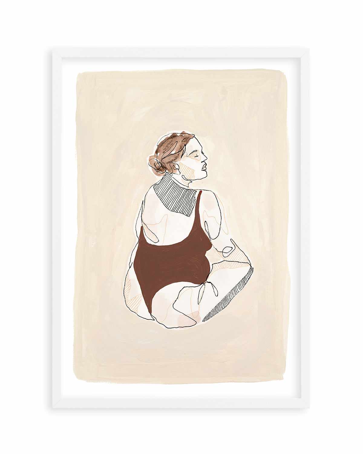 Beige Wahine V by Maku Fenaroli | Art Print