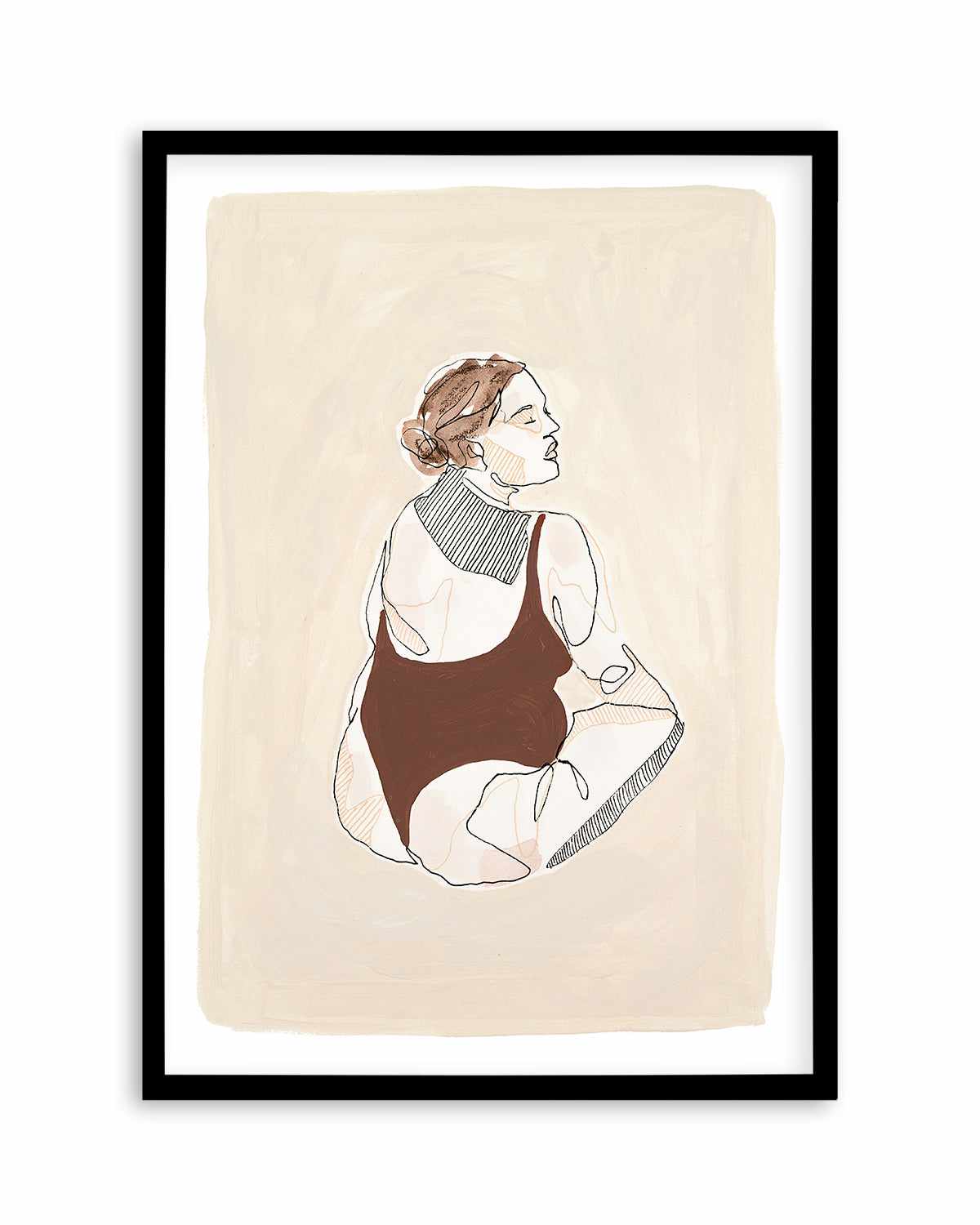 Beige Wahine V by Maku Fenaroli | Art Print