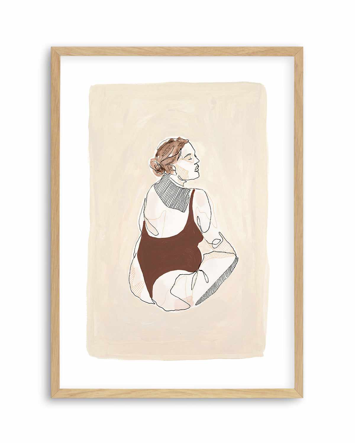 Beige Wahine V by Maku Fenaroli | Art Print