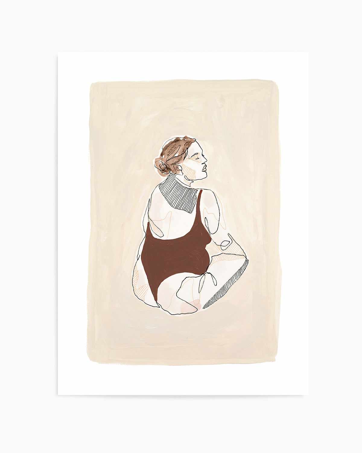 Beige Wahine V by Maku Fenaroli | Art Print