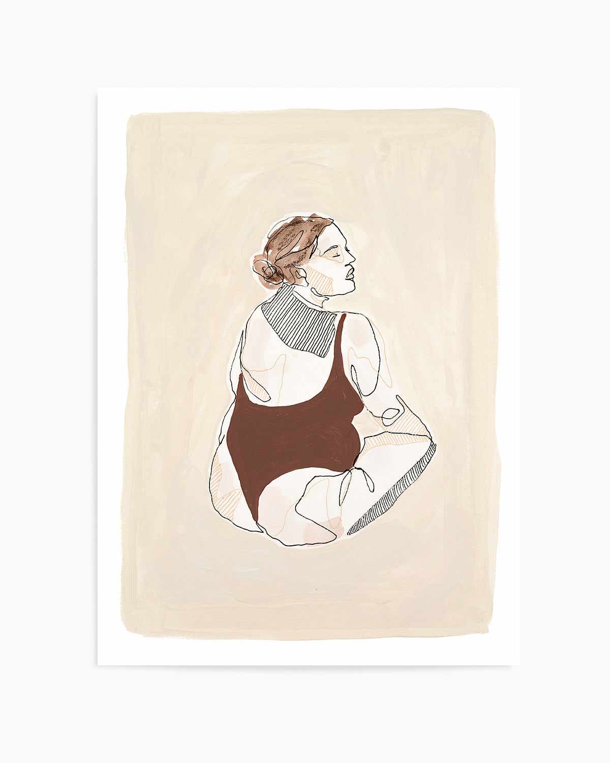 Beige Wahine V by Maku Fenaroli | Art Print