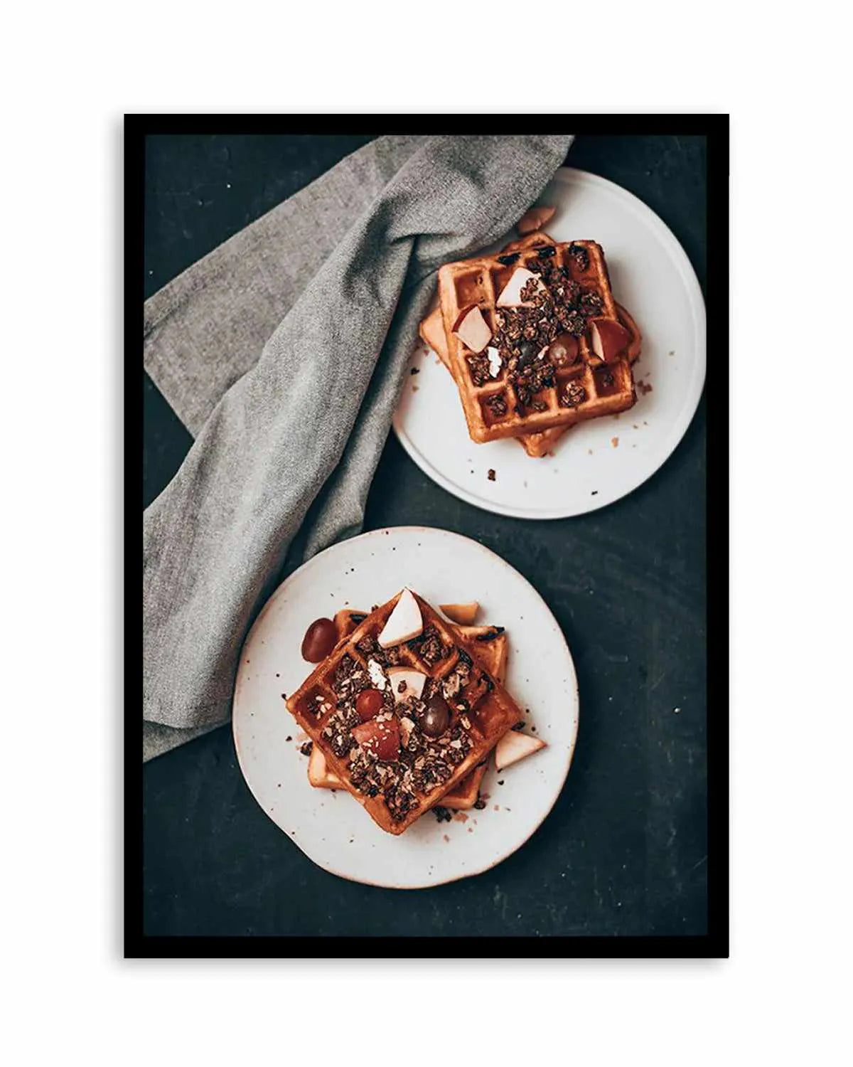 Belgian Waffles Art Print from Olive et Oriel where you can shop wallpaper and artworks online