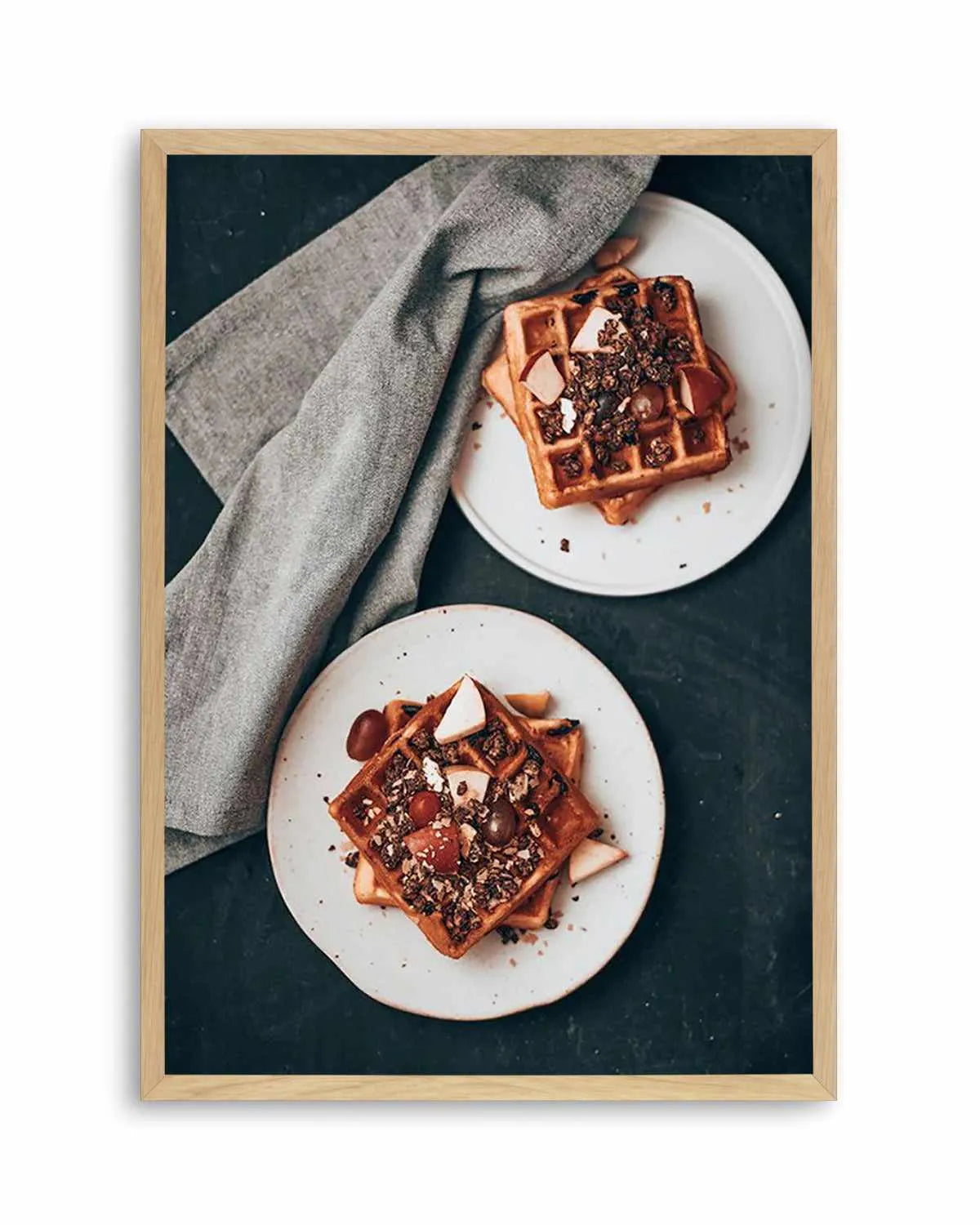 Belgian Waffles Art Print from Olive et Oriel where you can shop wallpaper and artworks online