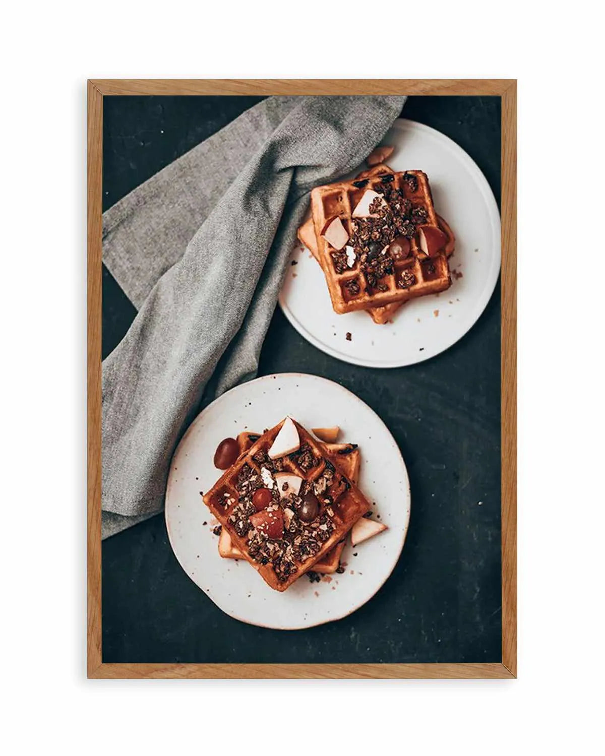Belgian Waffles Art Print from Olive et Oriel where you can shop wallpaper and artworks online