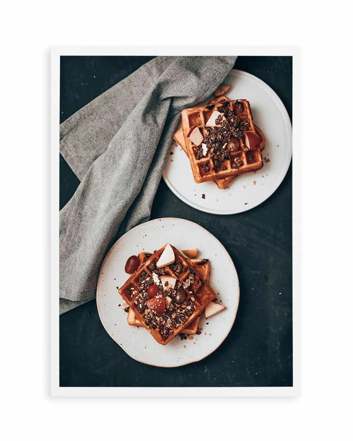 Belgian Waffles Art Print from Olive et Oriel where you can shop wallpaper and artworks online