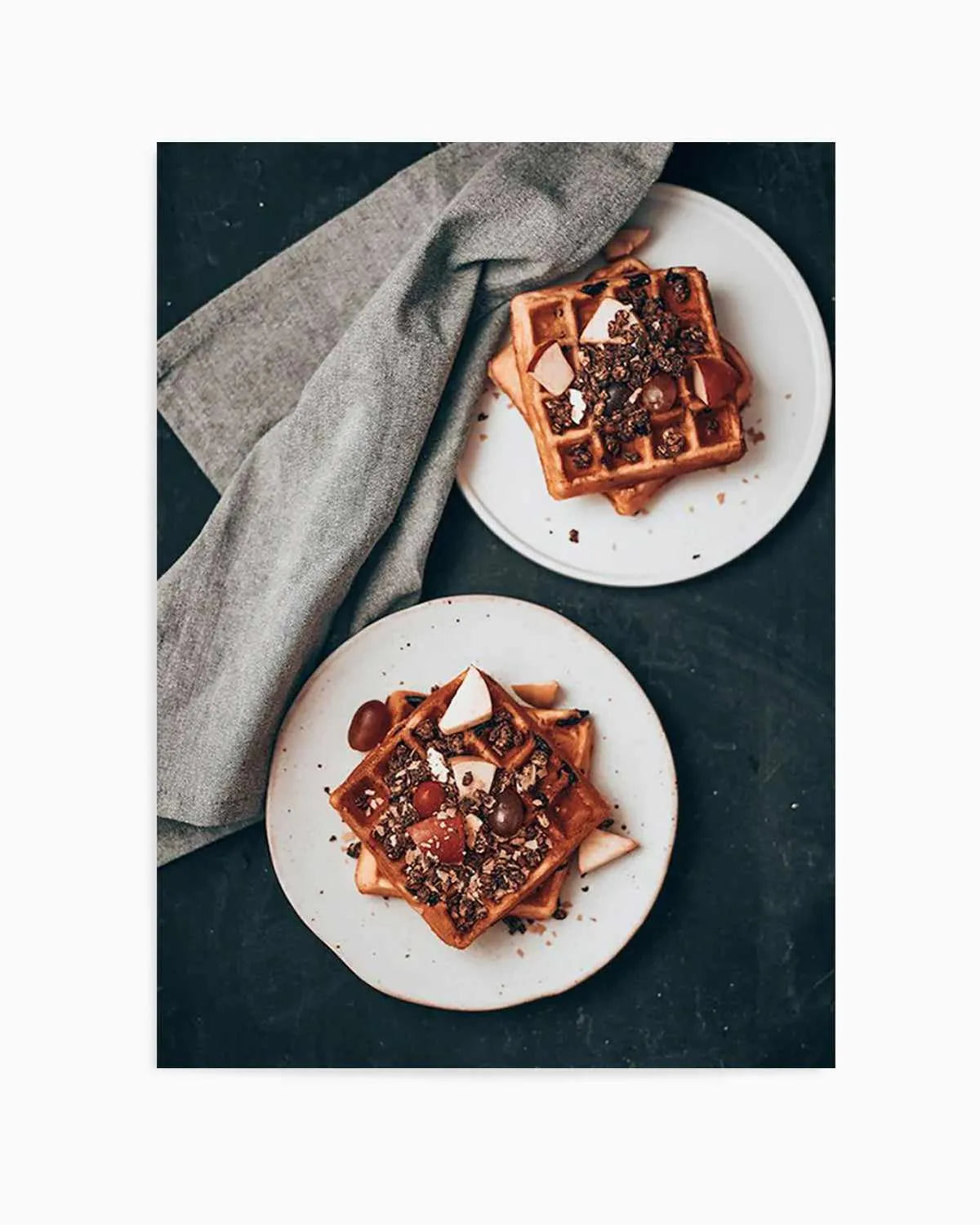 Belgian Waffles Art Print from Olive et Oriel where you can shop wallpaper and artworks online