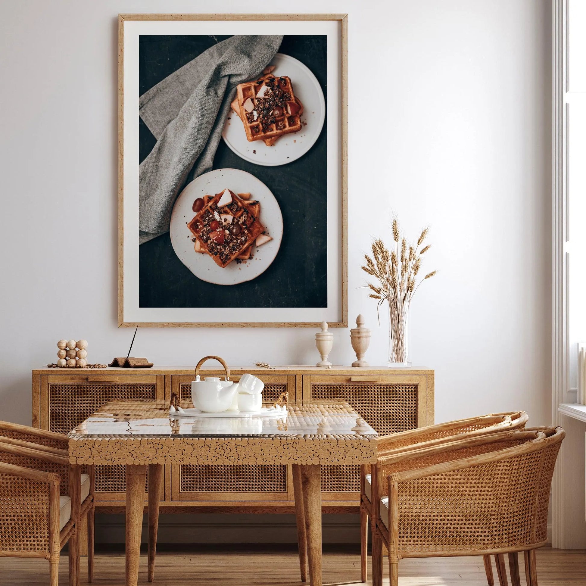 Belgian Waffles Art Print-PRINT-Olive et Oriel-Olive et Oriel-Buy-Australian-Art-Prints-Online-with-Olive-et-Oriel-Your-Artwork-Specialists-Austrailia-Decorate-With-Coastal-Photo-Wall-Art-Prints-From-Our-Beach-House-Artwork-Collection-Fine-Poster-and-Framed-Artwork