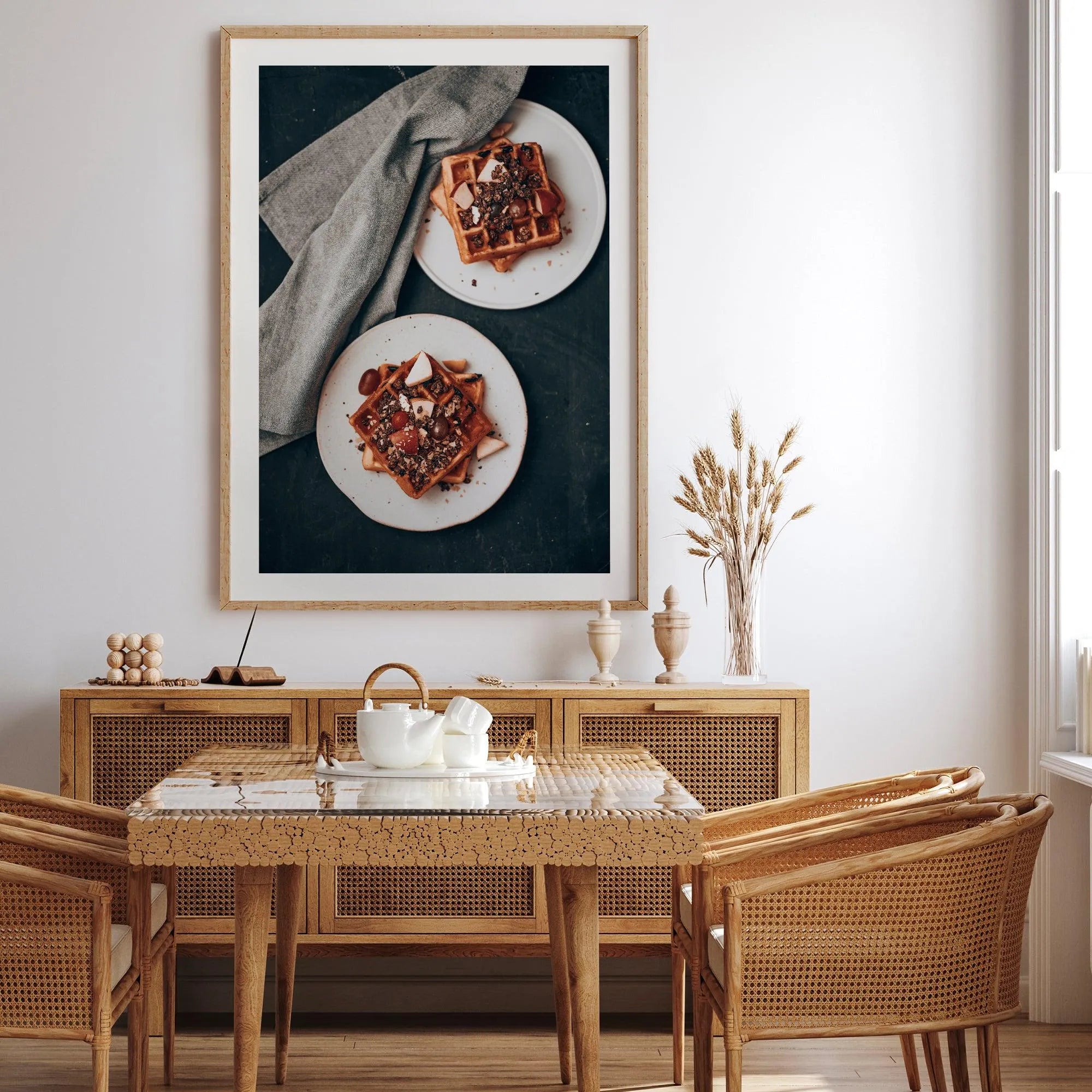 Belgian Waffles Art Print-PRINT-Olive et Oriel-Olive et Oriel-Buy-Australian-Art-Prints-Online-with-Olive-et-Oriel-Your-Artwork-Specialists-Austrailia-Decorate-With-Coastal-Photo-Wall-Art-Prints-From-Our-Beach-House-Artwork-Collection-Fine-Poster-and-Framed-Artwork