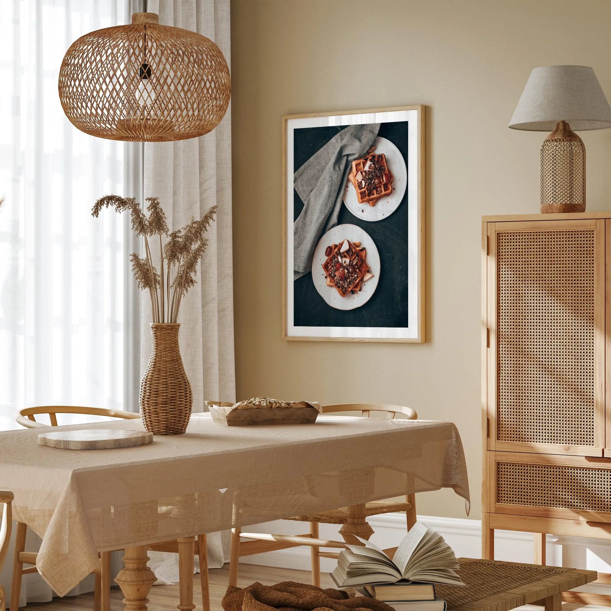 Belgian Waffles Art Print-PRINT-Olive et Oriel-Olive et Oriel-Buy-Australian-Art-Prints-Online-with-Olive-et-Oriel-Your-Artwork-Specialists-Austrailia-Decorate-With-Coastal-Photo-Wall-Art-Prints-From-Our-Beach-House-Artwork-Collection-Fine-Poster-and-Framed-Artwork