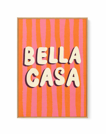 Bella Casa | Framed Canvas Art Print from Olive et Oriel where you can shop wallpaper and artworks online