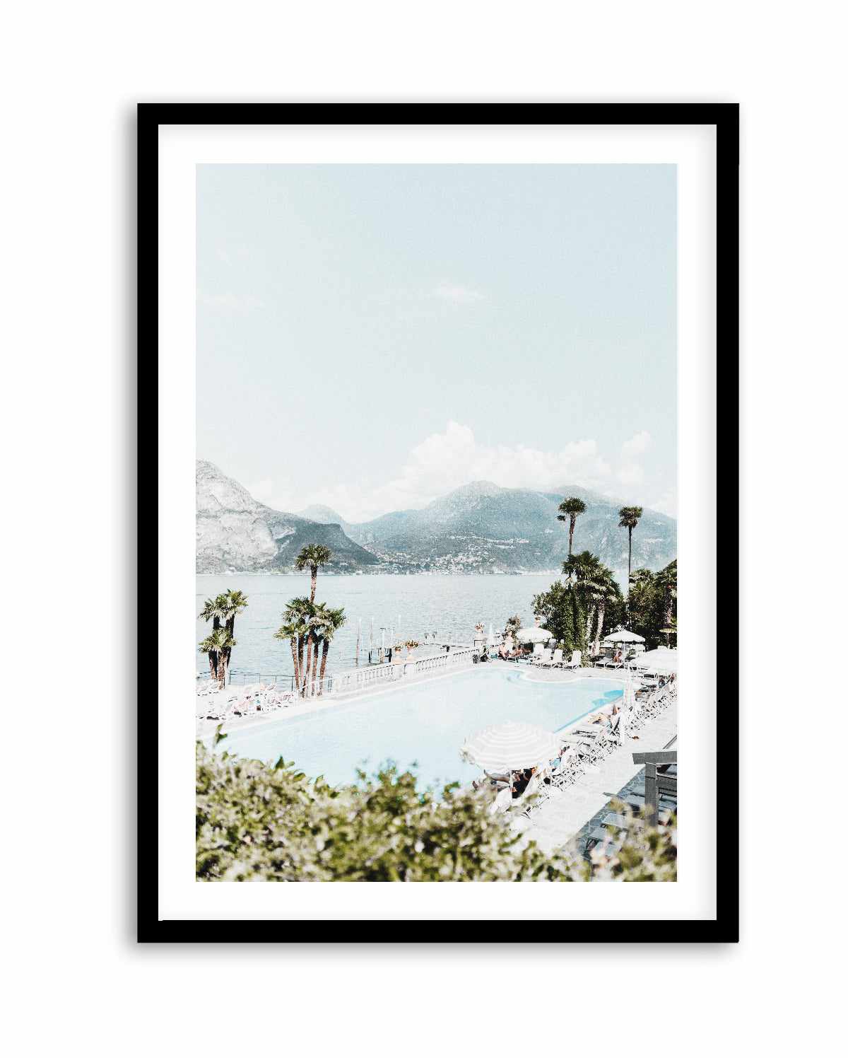 Bellagio Bathing Lake Como, Italy | Art Print