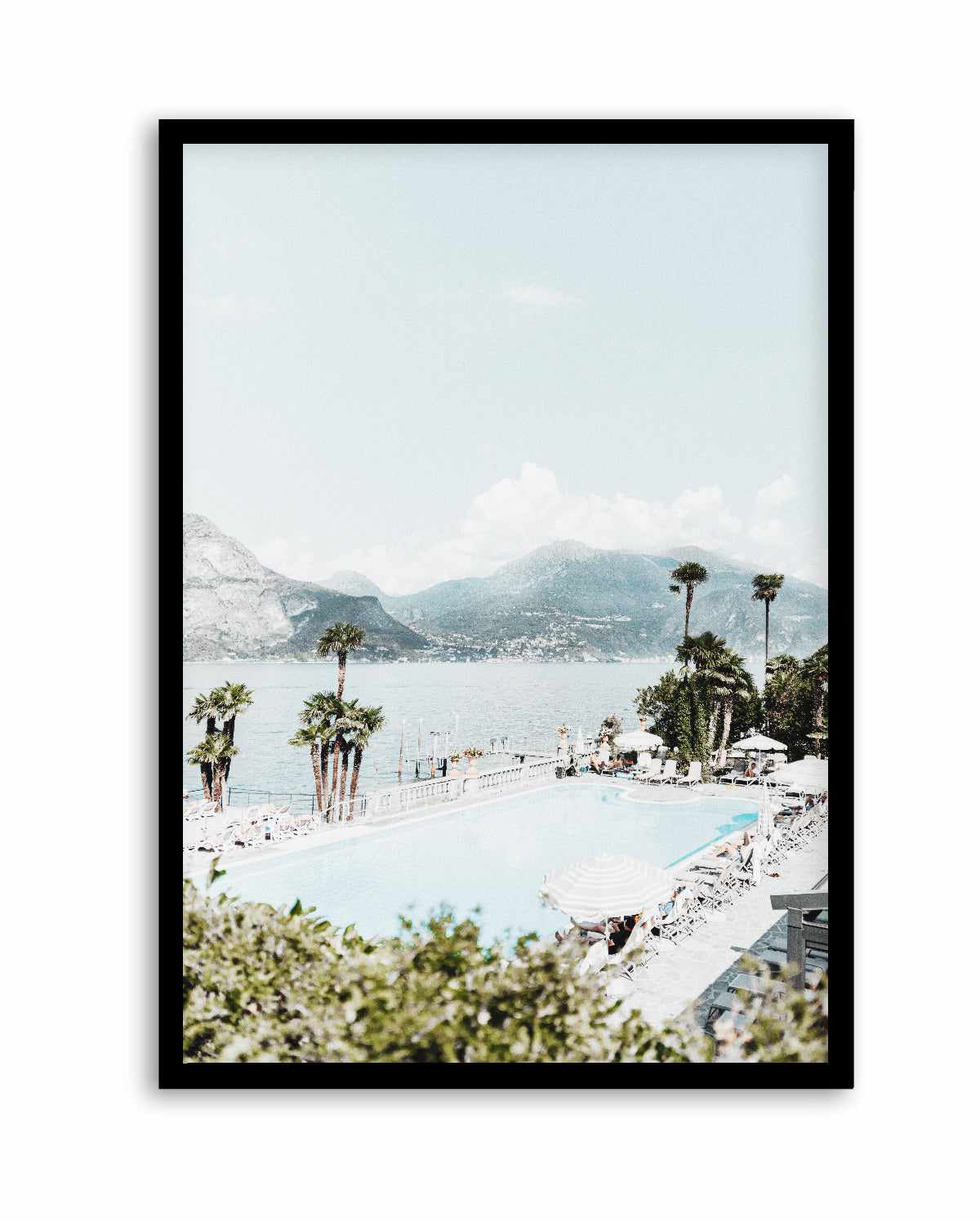 Bellagio Bathing Lake Como, Italy | Art Print