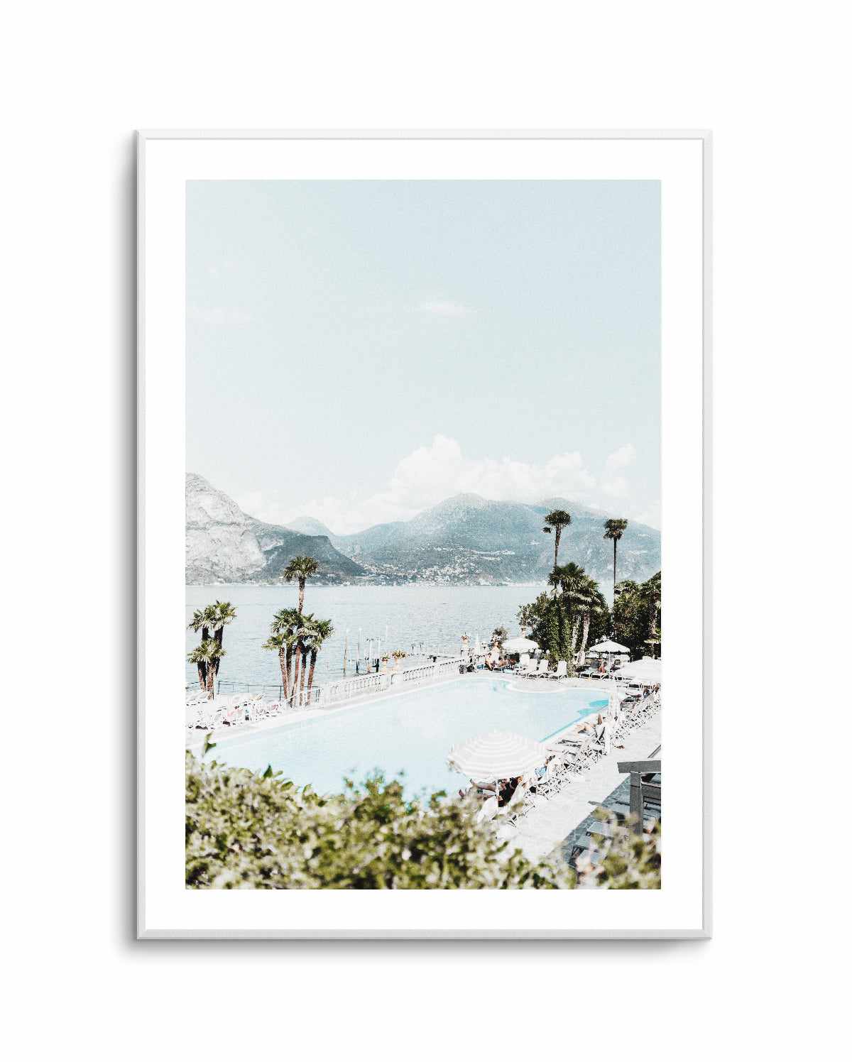 Bellagio Bathing Lake Como, Italy | Art Print