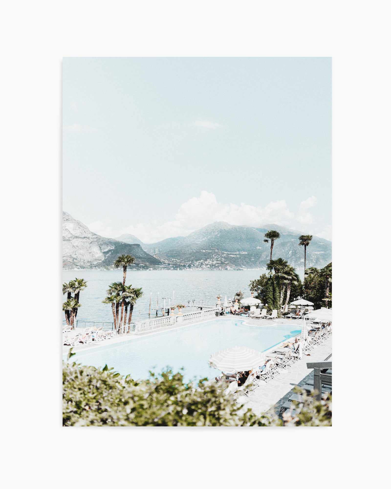 Bellagio Bathing Lake Como, Italy | Art Print