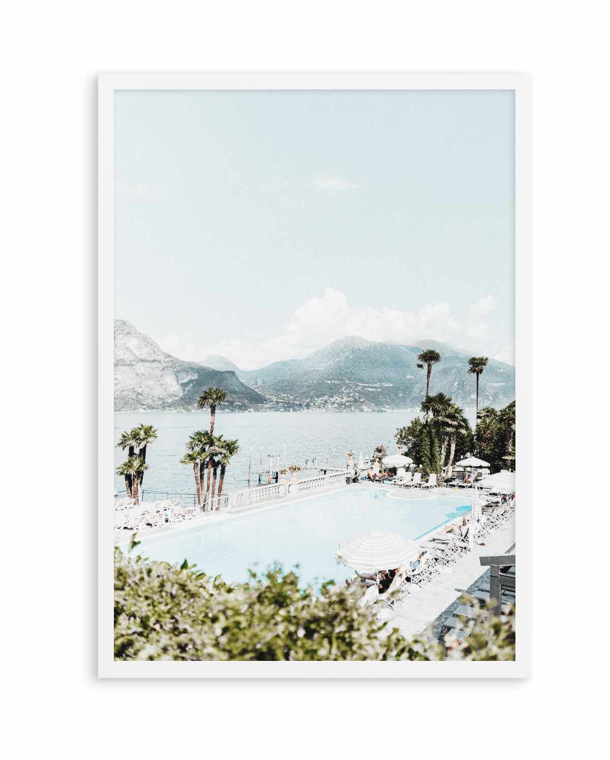 Bellagio Bathing Lake Como, Italy | Art Print