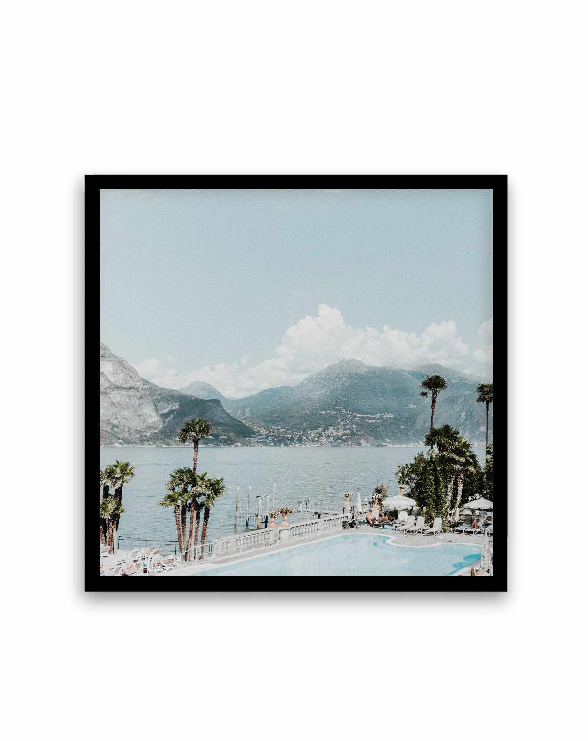 Bellagio, Bathing Lake Como SQ | Art Print