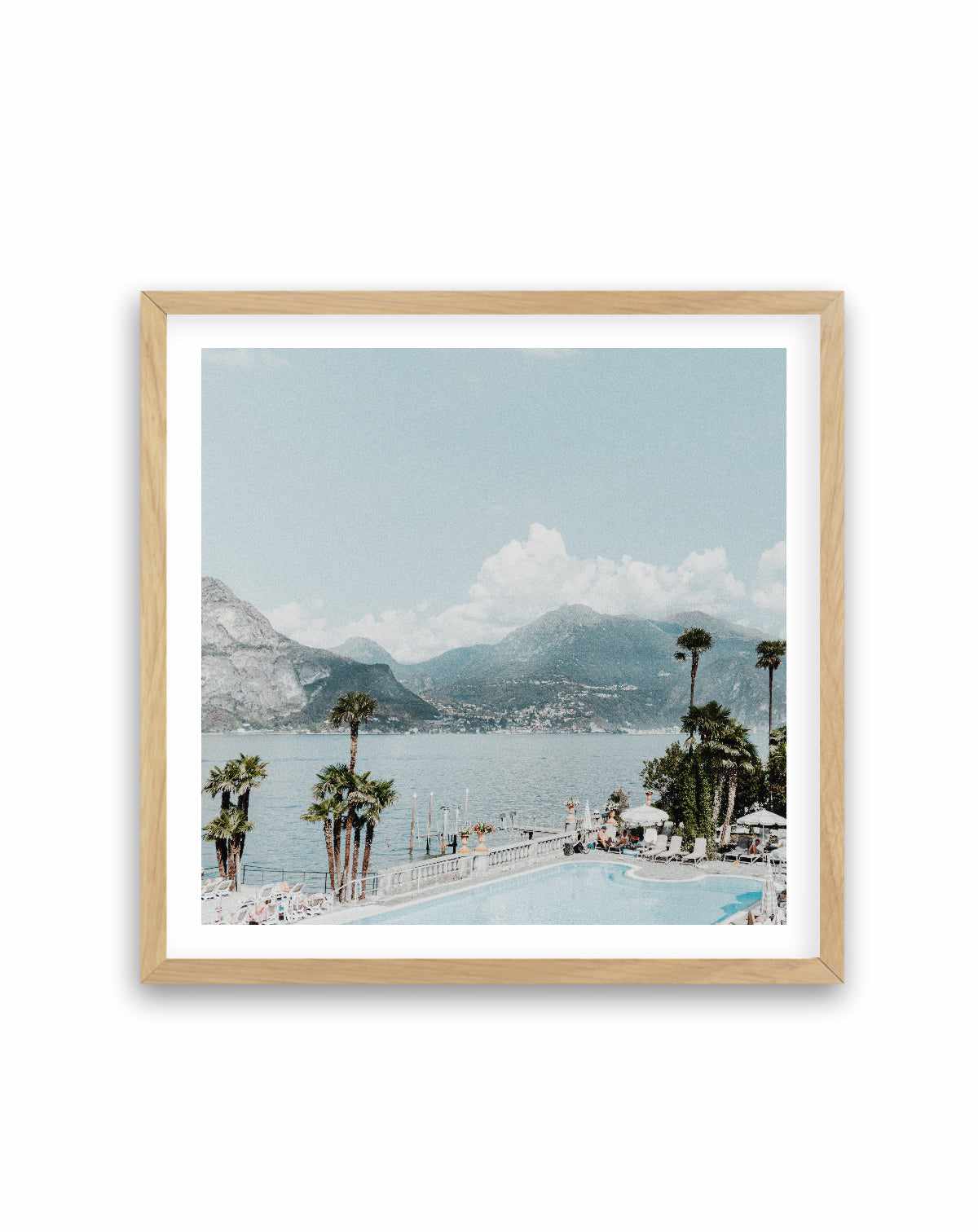 Bellagio, Bathing Lake Como SQ | Art Print