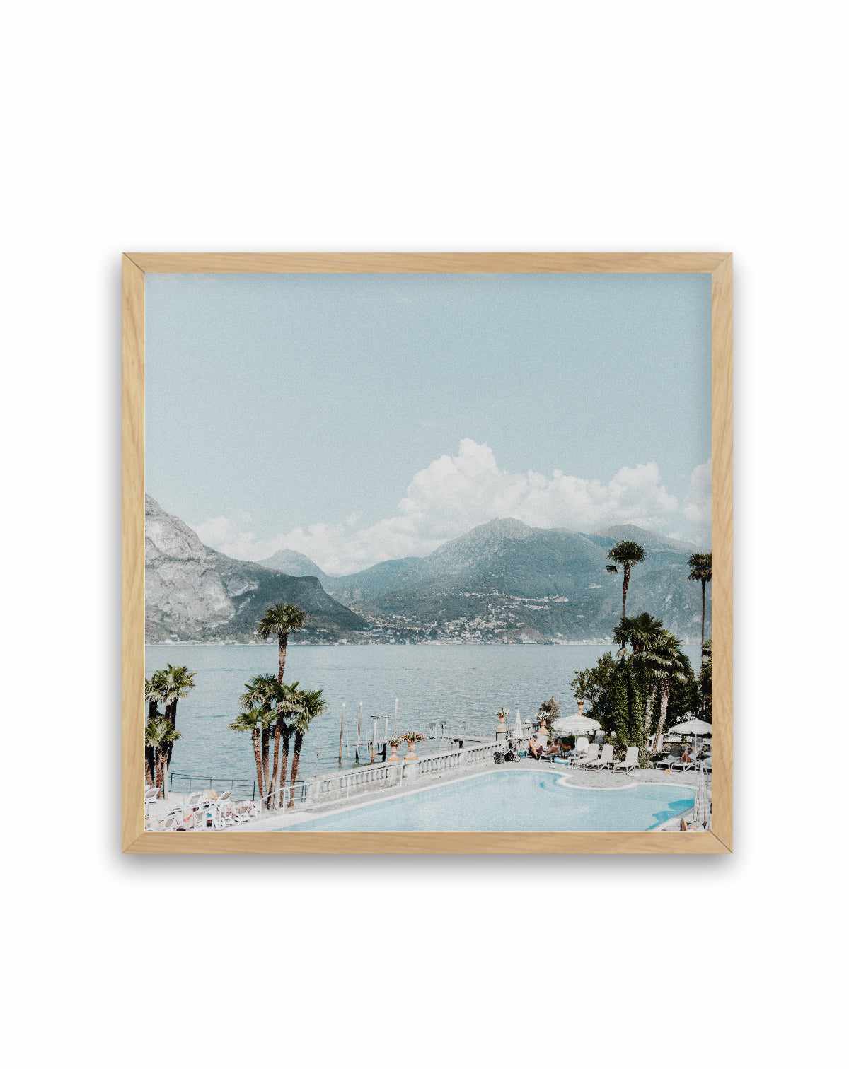 Bellagio, Bathing Lake Como SQ | Art Print