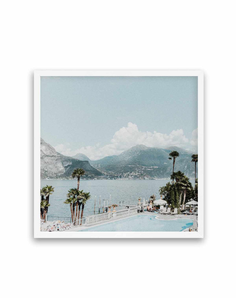 Bellagio, Bathing Lake Como SQ | Art Print