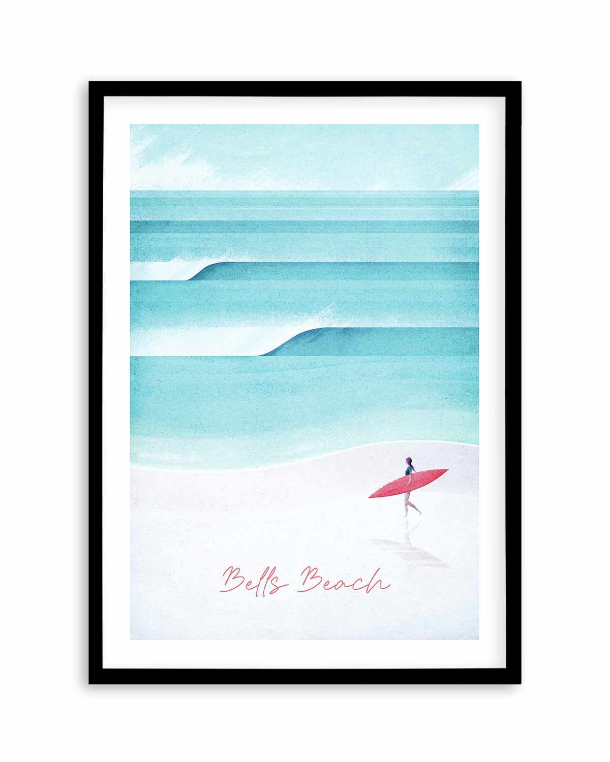 Bells Beach by Henry Rivers Art Print