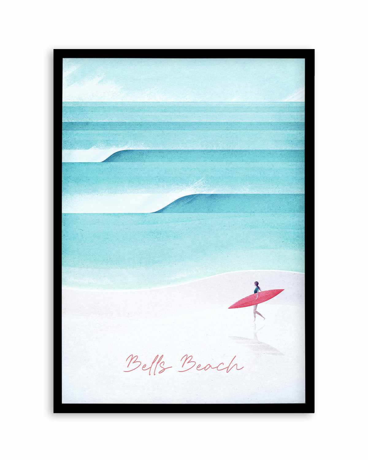 Bells Beach by Henry Rivers Art Print