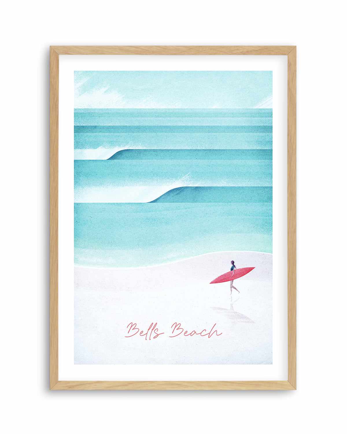 Bells Beach by Henry Rivers Art Print