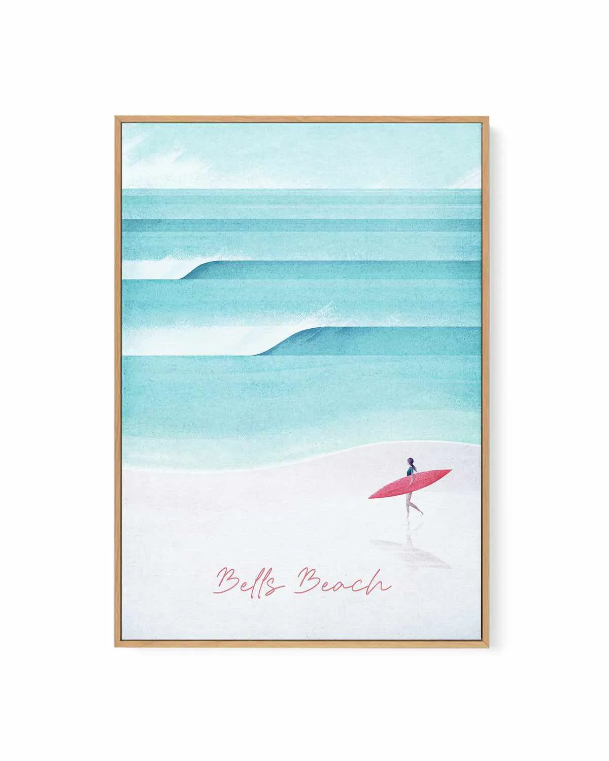 Bells Beach by Henry Rivers | Framed Canvas Art Print from Olive et Oriel where you can shop wallpaper and artworks online